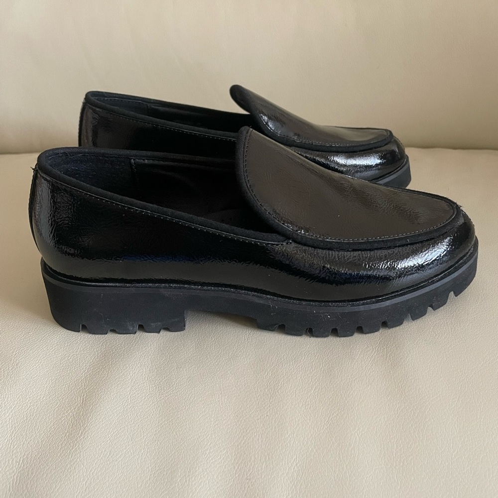 Black Patent Loafers Size 7